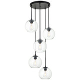 Baxter 5 - Light Round Pendant | Elegant Lighting | Home Elegance USA