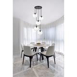 Baxter 5 - Light Round Pendant | Elegant Lighting | Home Elegance USA