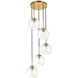 Baxter 5 - Light Round Pendant | Elegant Lighting | Home Elegance USA