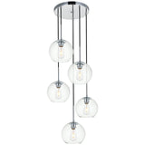 Baxter 5 - Light Round Pendant | Elegant Lighting | Home Elegance USA