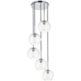 Baxter 5 - Light Round Pendant | Elegant Lighting | Home Elegance USA