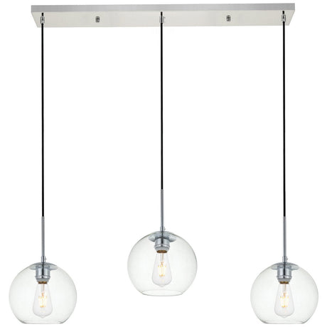 Baxter 3 - Light 36 - Inch Pendant | Elegant Lighting - ELL - LD2236C - Home Elegance USA - 25