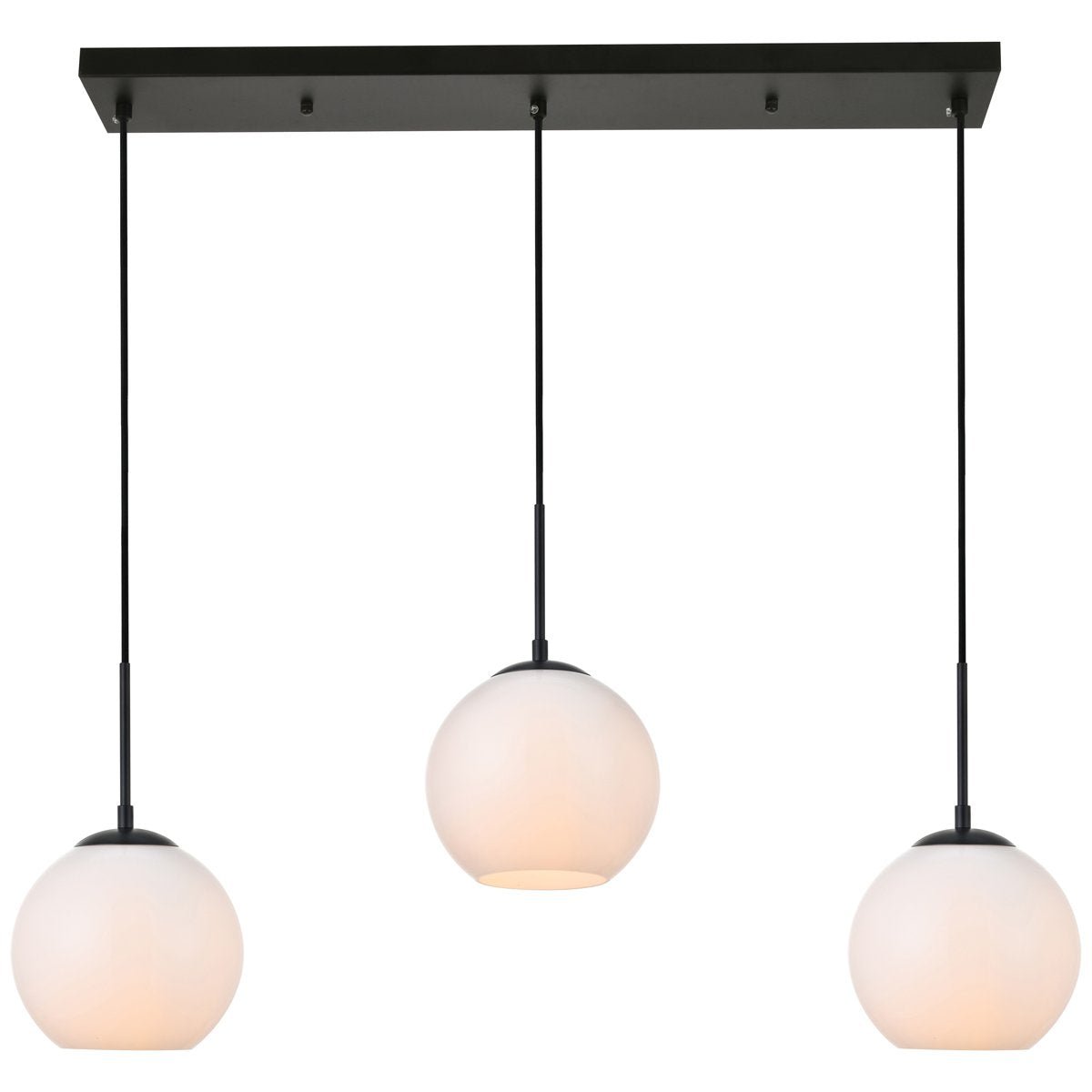 Baxter 3 - Light 36 - Inch Pendant | Elegant Lighting | Home Elegance USA