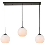 Baxter 3 - Light 36 - Inch Pendant | Elegant Lighting | Home Elegance USA