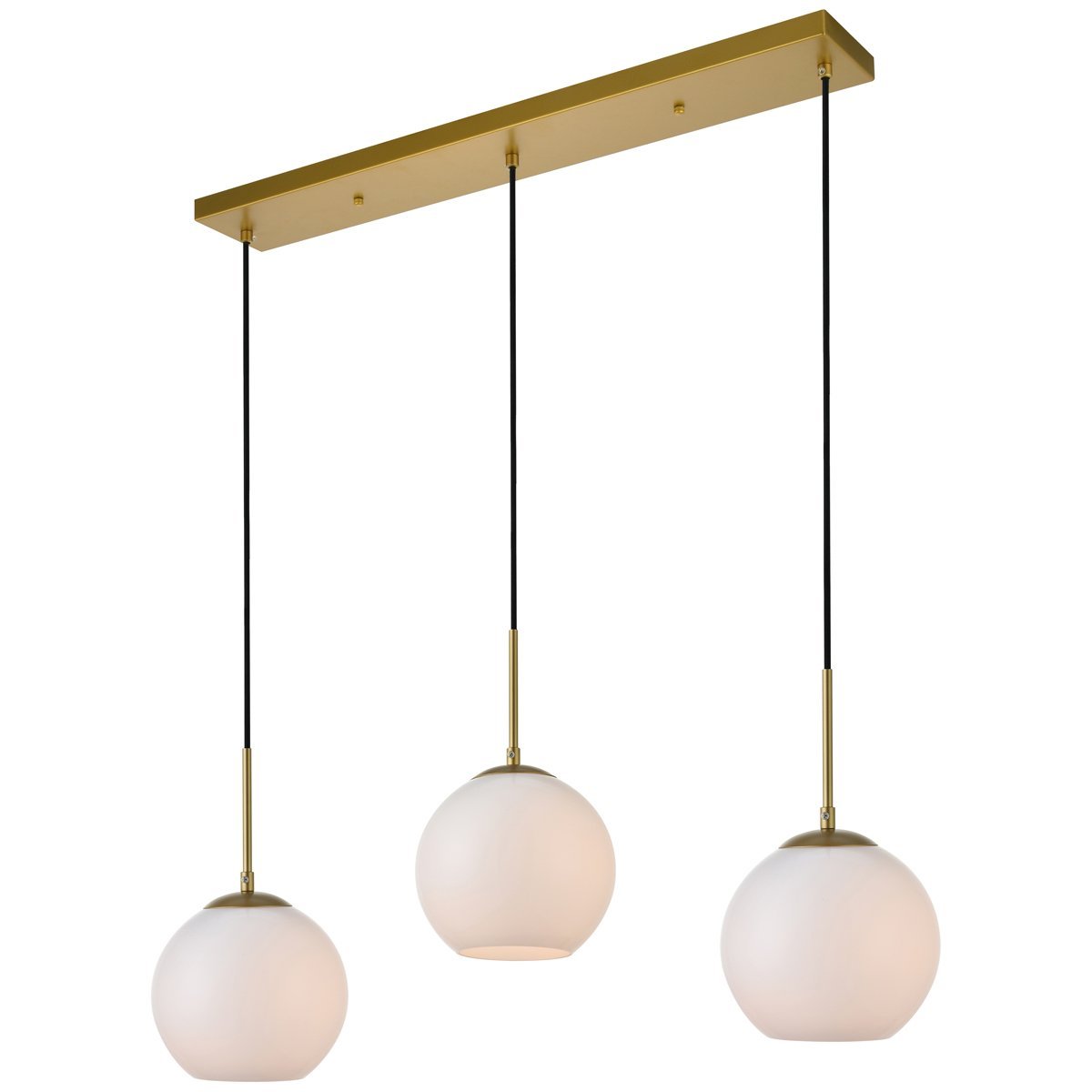 Baxter 3 - Light 36 - Inch Pendant | Elegant Lighting | Home Elegance USA