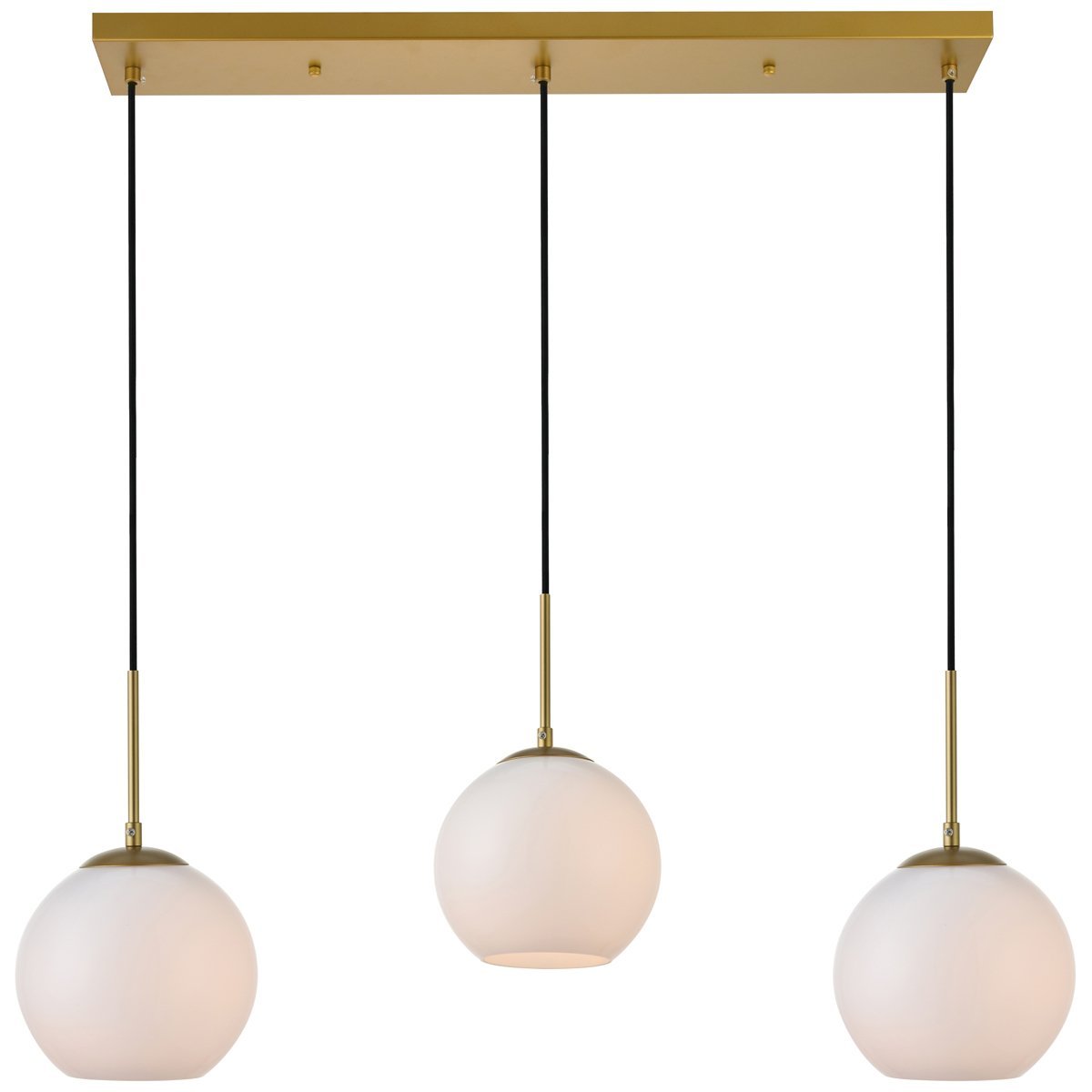 Baxter 3 - Light 36 - Inch Pendant | Elegant Lighting | Home Elegance USA