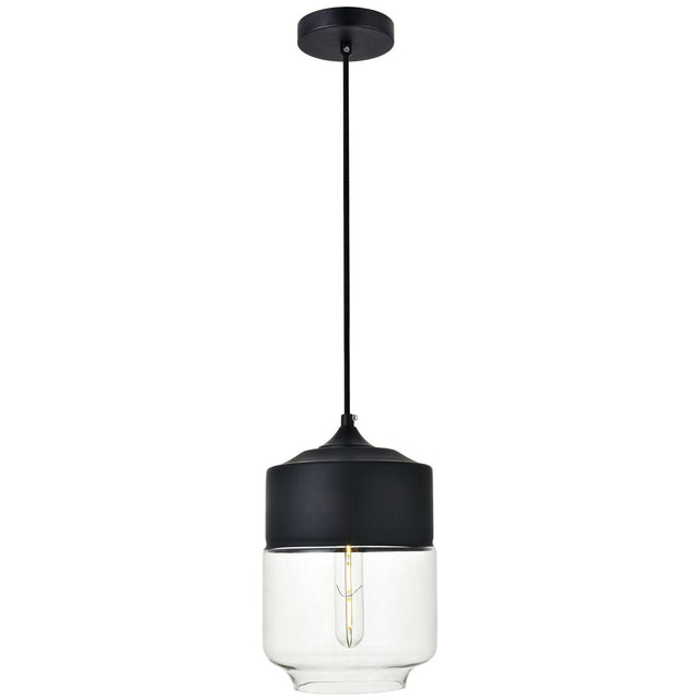 Ashwell 1 - Light 7.1 - Inch Pendant With Clear Glass | Elegant Lighting | Home Elegance USA