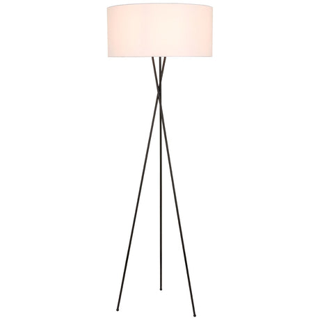 Cason 1 - Light Floor Lamp | Elegant Lighting - ELL - LD6189BK - Home Elegance USA - 1