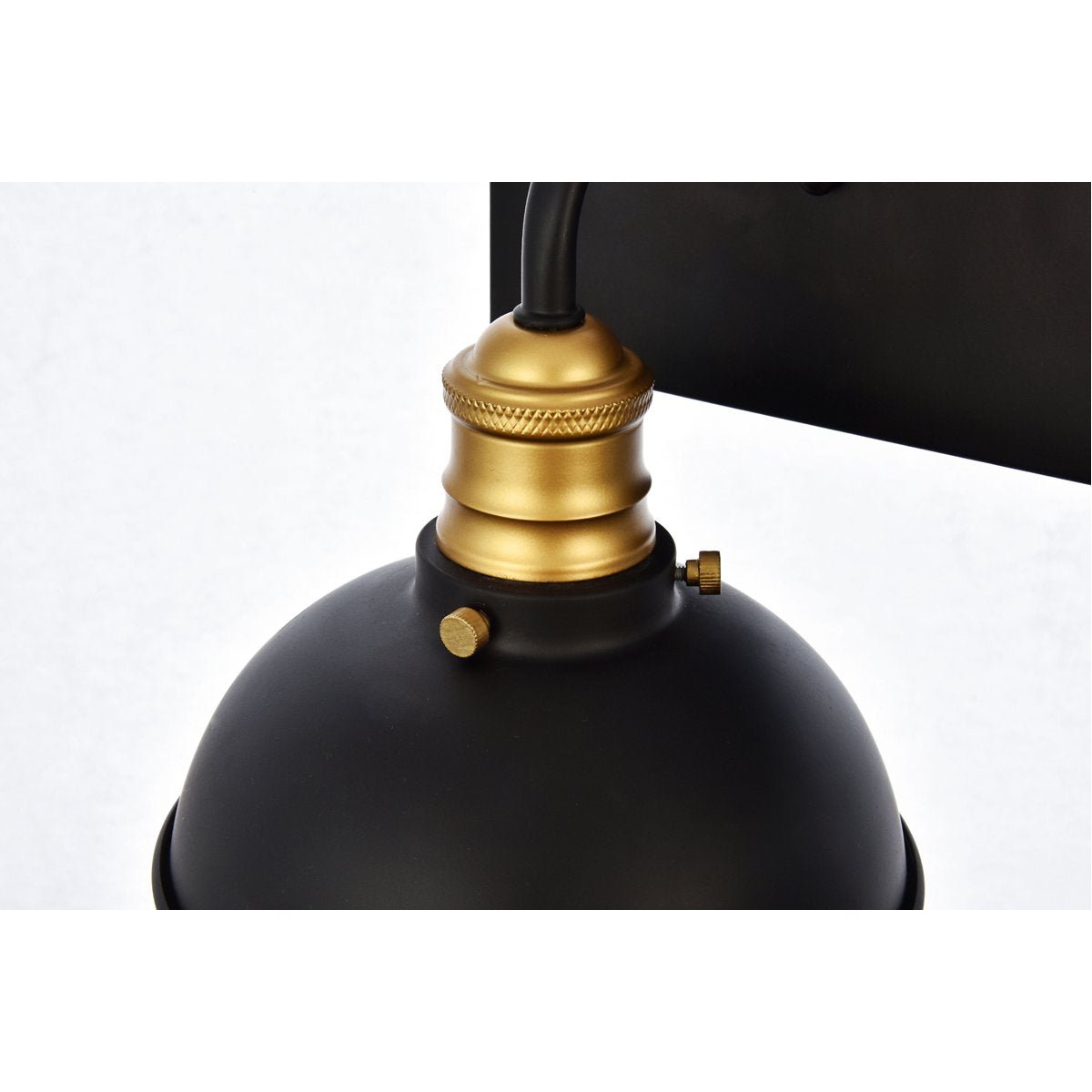 Anders Wall Sconce Black And Brass | Elegant Lighting | Home Elegance USA