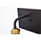 Anders Wall Sconce Black And Brass | Elegant Lighting | Home Elegance USA