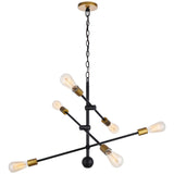 Axel 6 - Light 29 - Inch Pendant | Elegant Lighting | Home Elegance USA