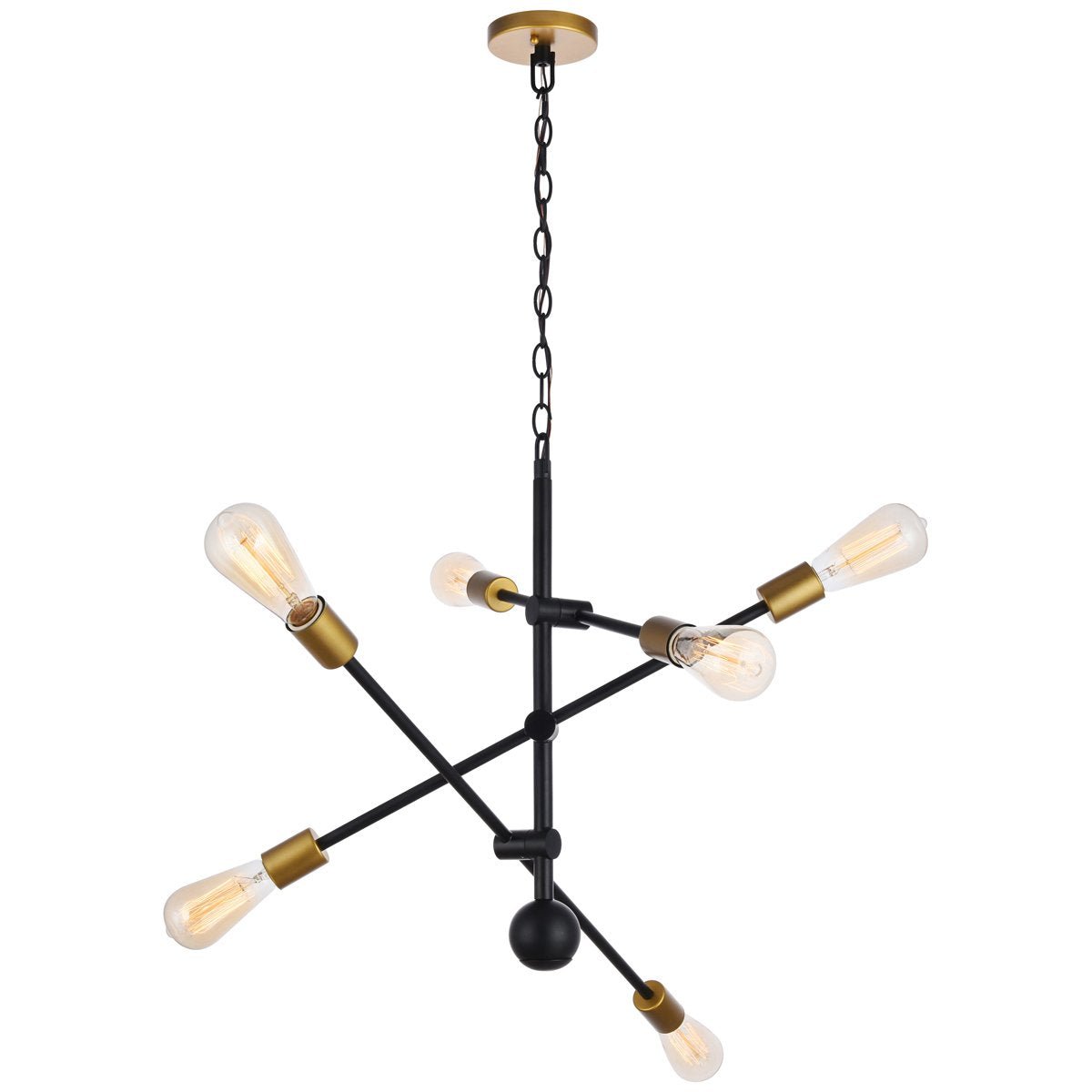 Axel 6 - Light 29 - Inch Pendant | Elegant Lighting | Home Elegance USA