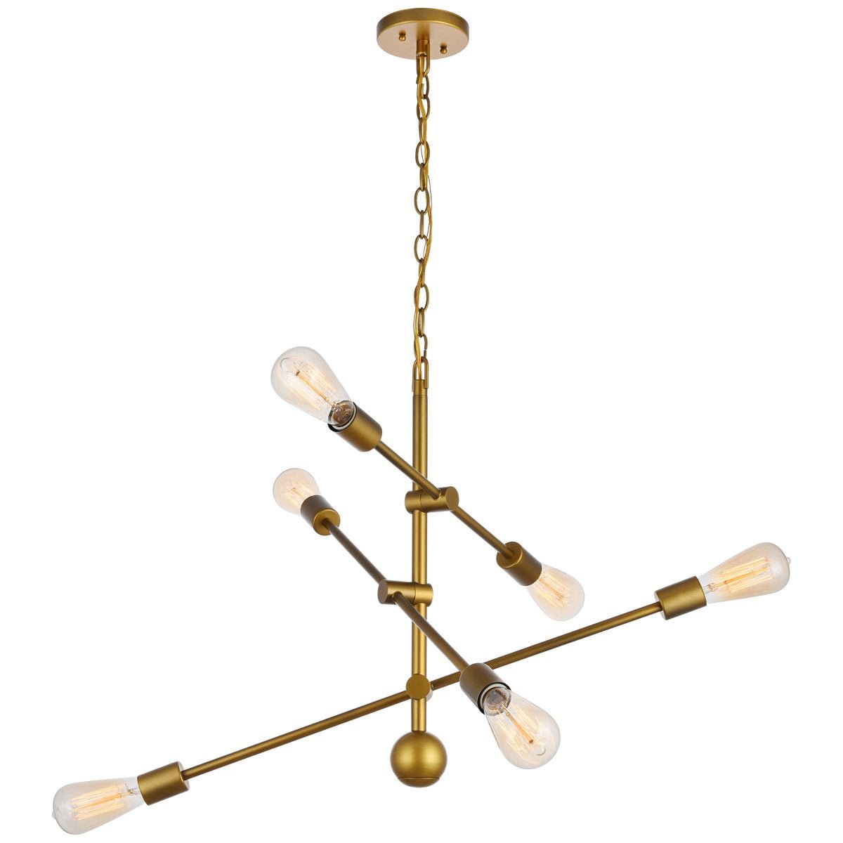 Axel 6 - Light 29 - Inch Pendant | Elegant Lighting | Home Elegance USA