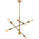 Axel 6 - Light 29 - Inch Pendant | Elegant Lighting | Home Elegance USA