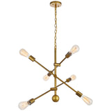 Axel 6 - Light 29 - Inch Pendant | Elegant Lighting | Home Elegance USA