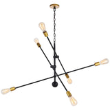 Axel 6 - Light 42 - Inch Pendant | Elegant Lighting | Home Elegance USA