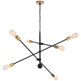 Axel 6 - Light 42 - Inch Pendant | Elegant Lighting | Home Elegance USA