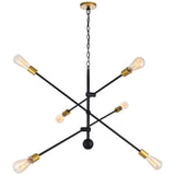 Axel 6 - Light 42 - Inch Pendant | Elegant Lighting | Home Elegance USA