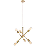 Axel 6 - Light 17.1 - Inch Pendant | Elegant Lighting | Home Elegance USA