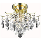 Amelia 16 - Inch Crystal Flush Mount | Elegant Lighting - ELL - LD8100F16G - Home Elegance USA - 3