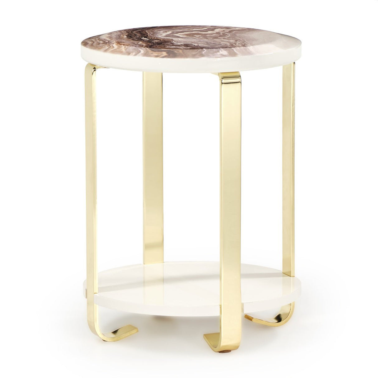 Ariana Chairside Table | Aico - LFR - ARNA222 - 806 - Home Elegance USA - 1