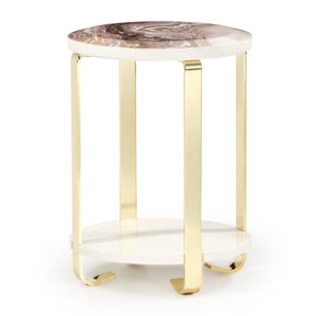 Ariana Chairside Table | Aico | Home Elegance USA