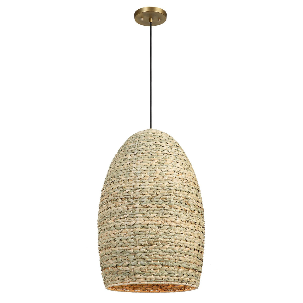 Cardamom 1 Light Woven Rope Pendant | Uttermost - UM - 21587 - Home Elegance USA - 4