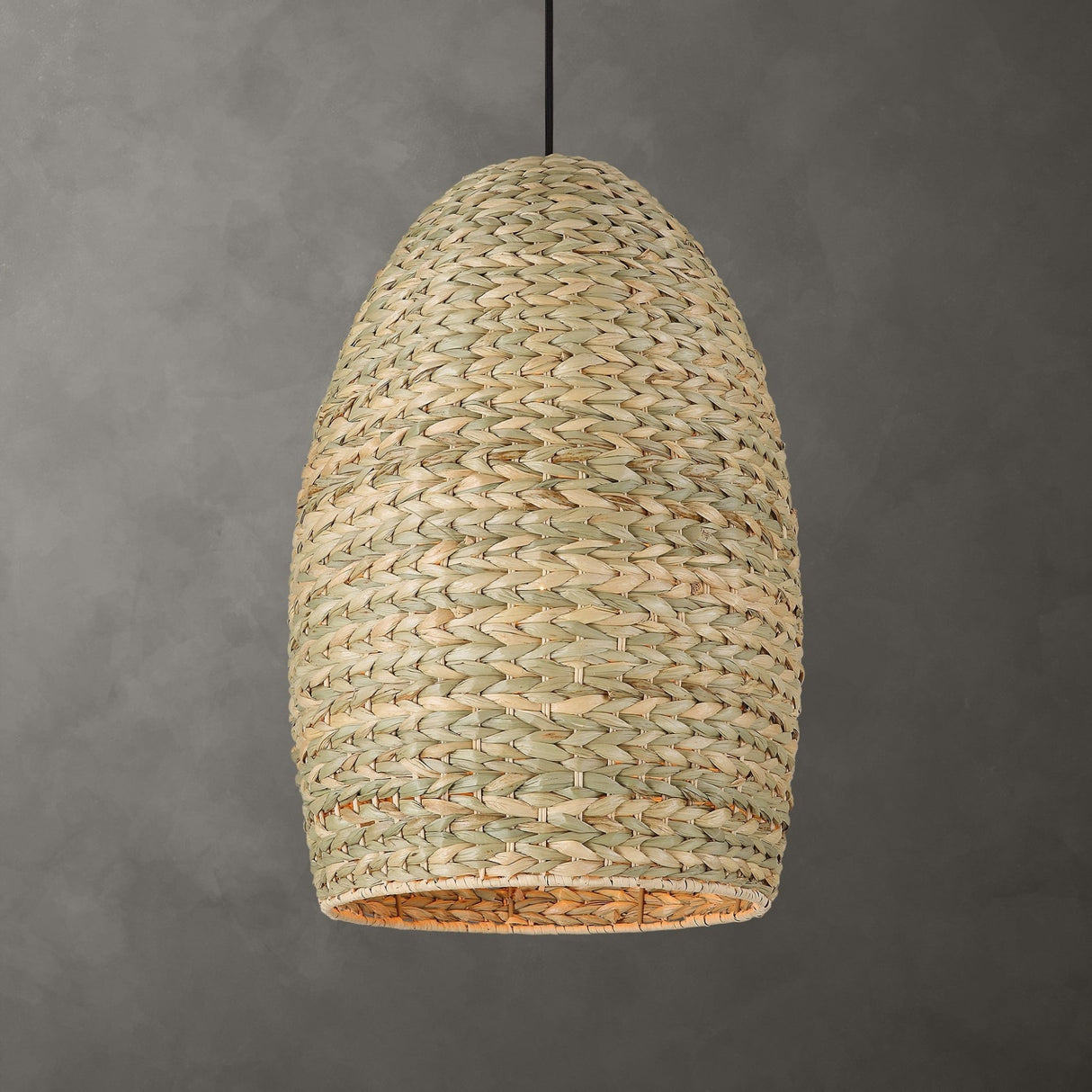 Cardamom 1 Light Woven Rope Pendant | Uttermost - UM - 21587 - Home Elegance USA - 2