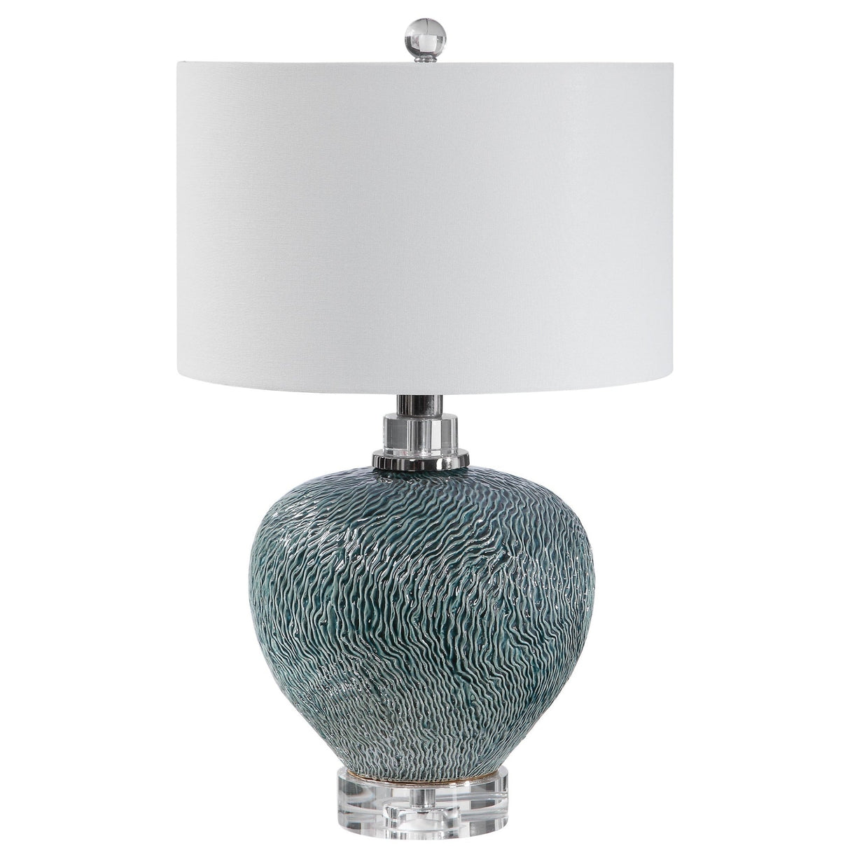 Almera Dark Teal Table Lamp | Uttermost | Home Elegance USA