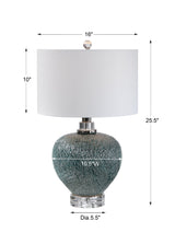 Almera Dark Teal Table Lamp | Uttermost | Home Elegance USA