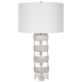 Band Together Crystal & Wood Table Lamp | Uttermost | Home Elegance USA