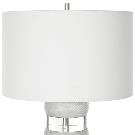 Band Together Crystal & Wood Table Lamp | Uttermost | Home Elegance USA