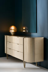 Love At First Sight 78 | Caracole Classic | Matte Pearl, Oracle Gold & Dark Chocolate Finish - sold by Home Elegance USA