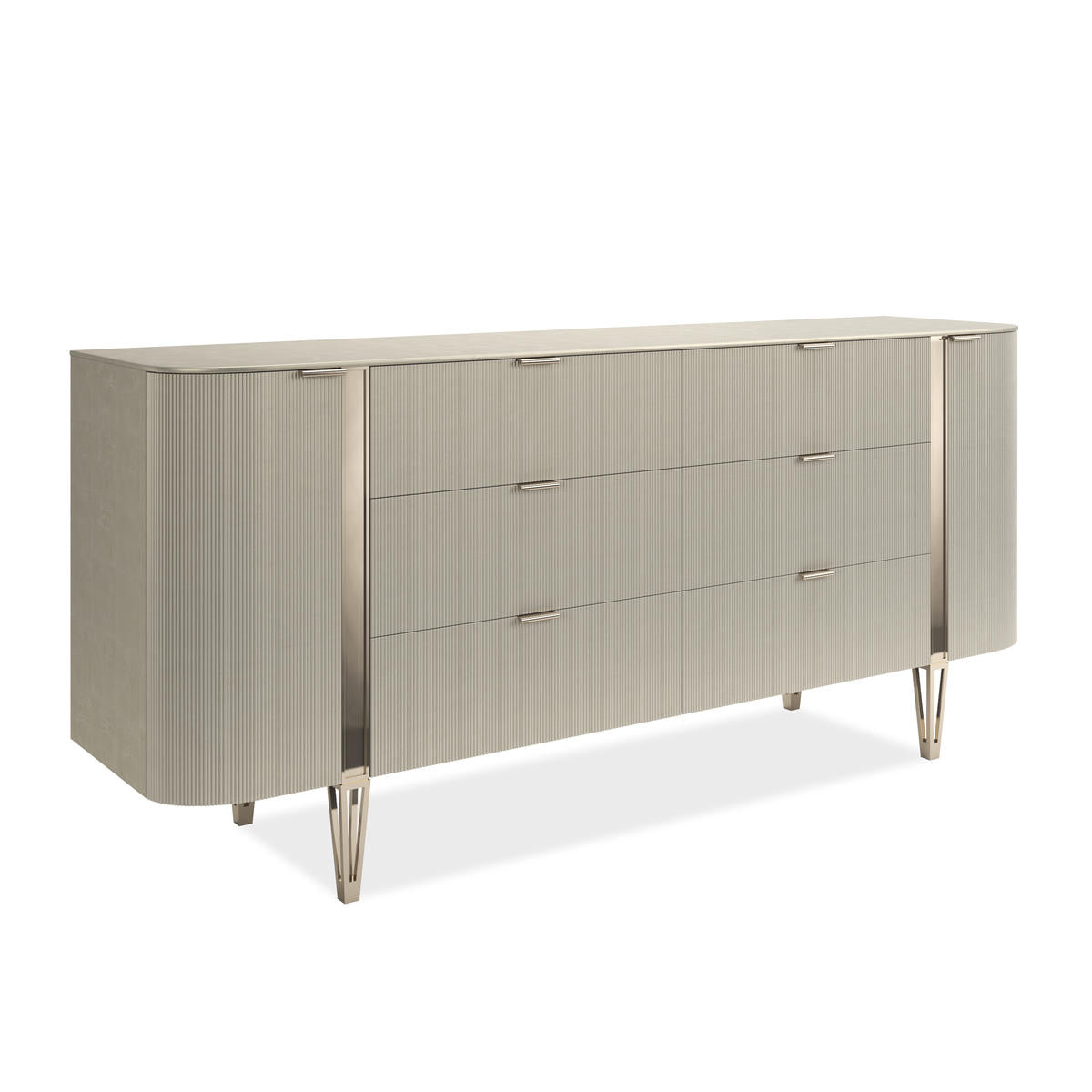 Love At First Sight 78 | Caracole Classic | Matte Pearl, Oracle Gold & Dark Chocolate Finish - sold by Home Elegance USA