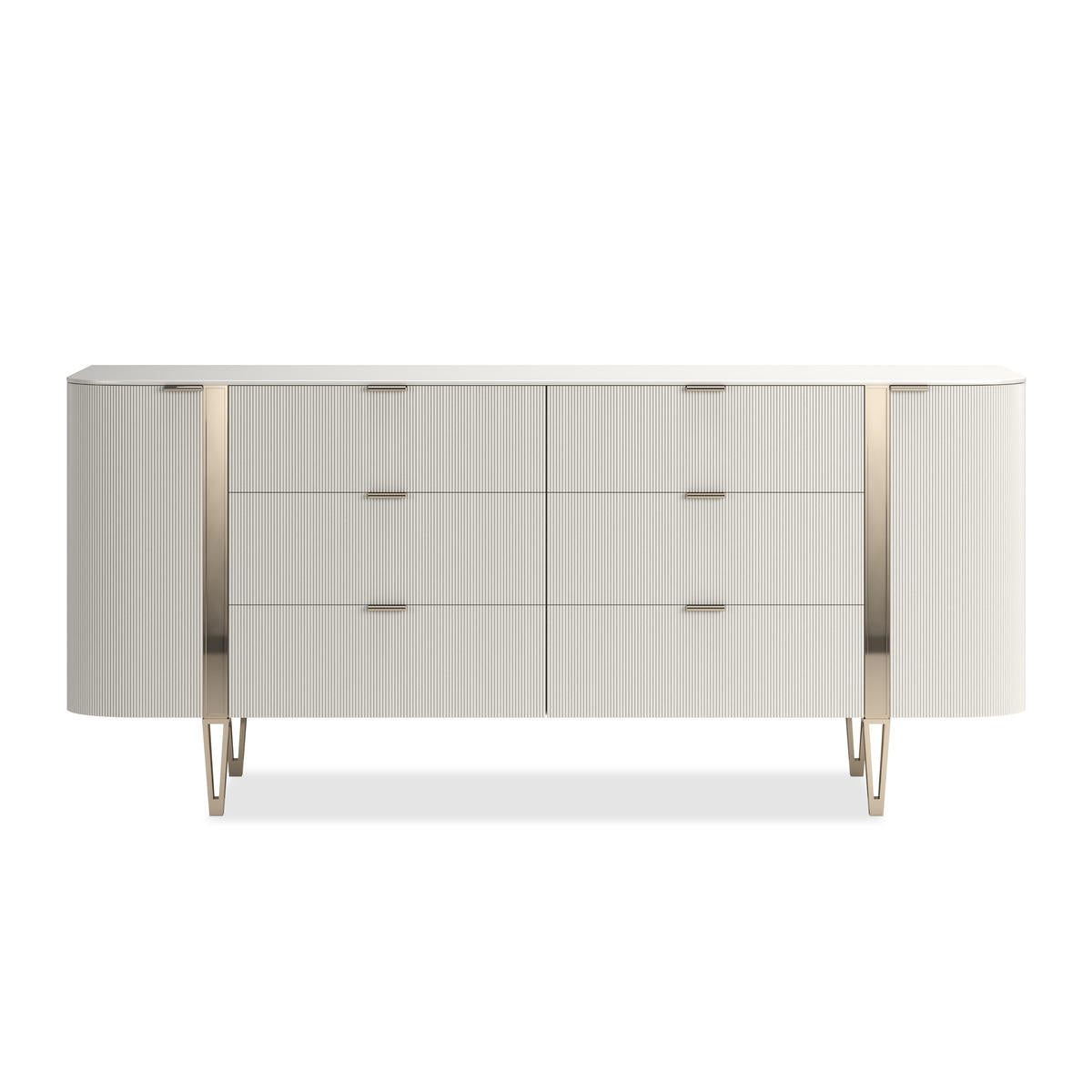 Love At First Sight 78 | Caracole Classic | Matte Pearl, Oracle Gold & Dark Chocolate Finish - sold by Home Elegance USA