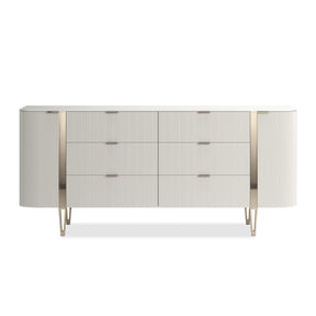 Love At First Sight 78 | Caracole Classic | Matte Pearl, Oracle Gold & Dark Chocolate Finish - sold by Home Elegance USA