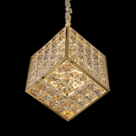 Cubes Chandelier, Large - Lt - Ch1005 - Gld | Aico - LT - CH1005 - GLD - Home Elegance USA - 1