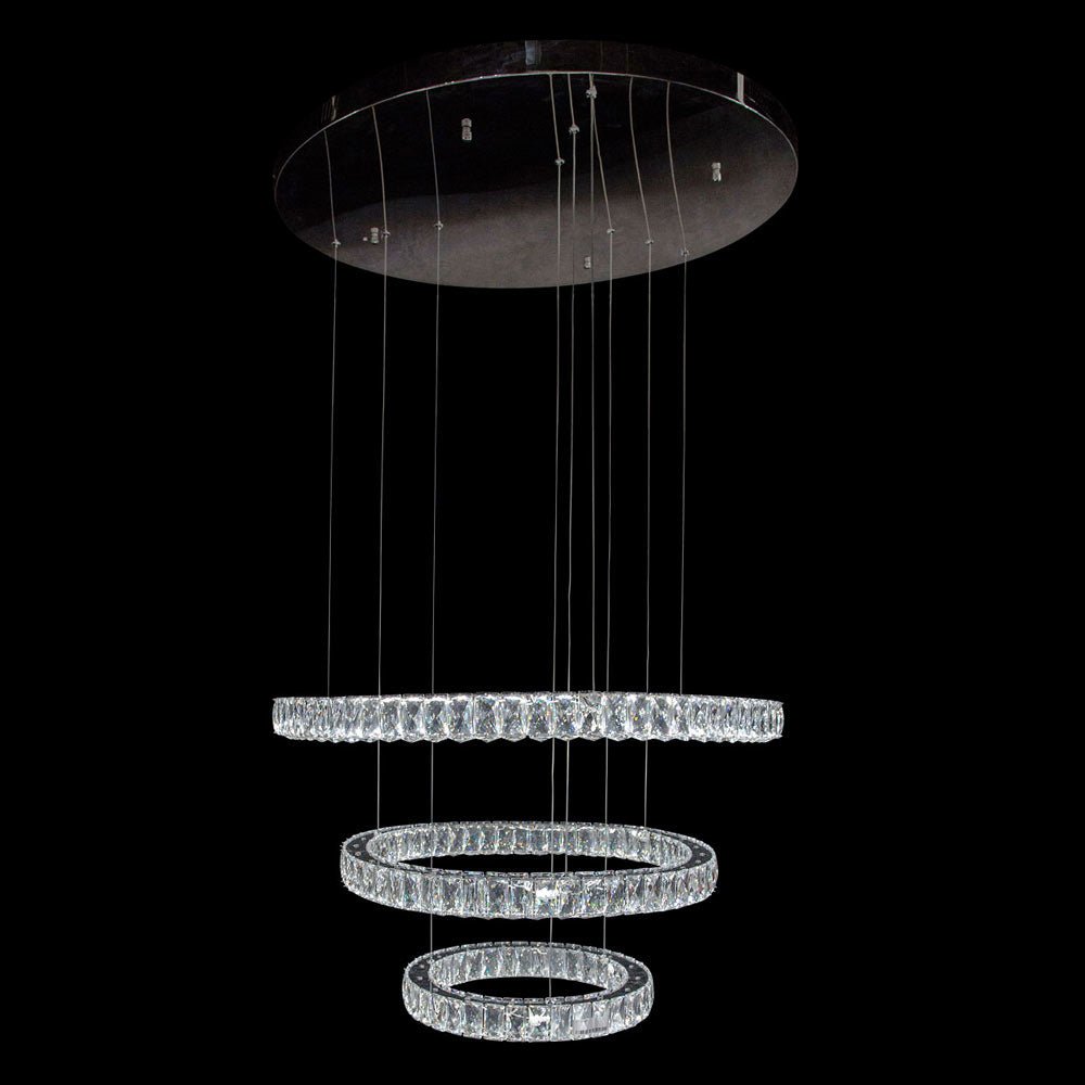 Asteroids Led Chandelier Round Rings - Lt - Ch806 | Aico - LT - CH806 - Home Elegance USA - 1