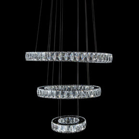 Asteroids Led Chandelier Round Rings - Lt-Ch808 - Aico Furniture