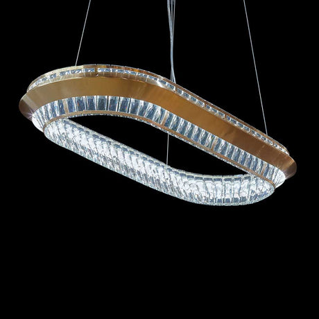 Base Camp Oval Led Chandelier - Lt - Ch817 | Aico | Home Elegance USA