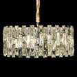 Baguette 8 Light Chandelier - Lt-Ch968-8Clr - Aico Furniture