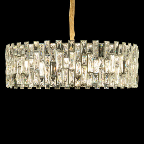 Baguette 12 Light Chandelier - Lt - Ch969 - 12Clr | Aico - LT - CH969 - 12CLR - Home Elegance USA - 1