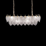 Autumn White Rectangular 12 Light Chandelier - Lt - Ch972 - 12Clr | Aico - LT - CH972 - 12CLR - Home Elegance USA - 1