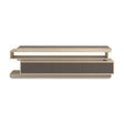 La Moda Media Console with Smoked Bronze Glass | Caracole Modern