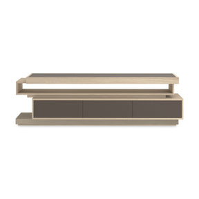 La Moda Media Console with Smoked Bronze Glass | Caracole Modern