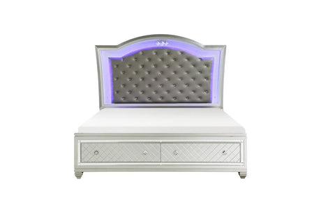 Leesa Bedroom Set in Silver by Homelegance Furniture Homelegance Furniture