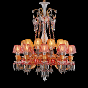 Czarina 20-Light Chandelier – Chrome Royal Jewel Crystal Luxury Lighting Fixture