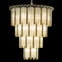 Chimes 18-Light Chandelier – Gold Waterfall Glass Luxury Lighting Fixture