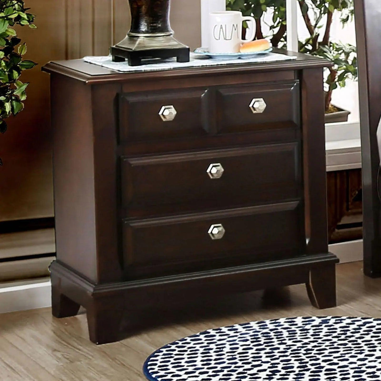 Litchville Brown Cherry Night Stand