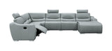 2144 Sectional Right W/Recliner In Light Grey - 2144Sectionalgrey | ESF | Home Elegance USA